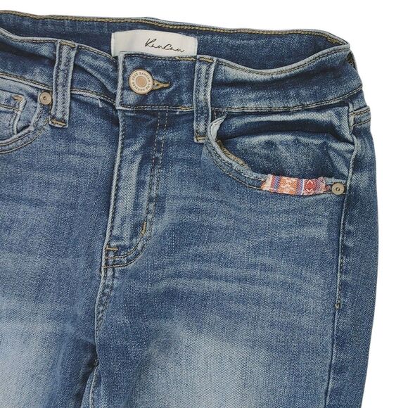 KanCan KC6339D Distressed Skinny Jeans Juniors Sz 3/25 Medium Wash Stretch Denim - Picture 5 of 11
